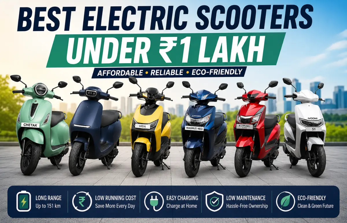 Best Electric Scooters under 1 lakh Featured Image